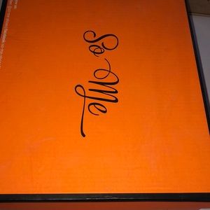 So Me Suede one strap - Lucite heels 8.5